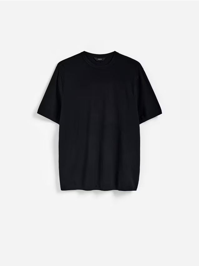 Reserved - Sweter z krótkim rękawem - czarny