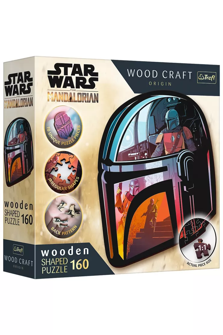 Puzzle drewniane 160 el. The Mandalorian