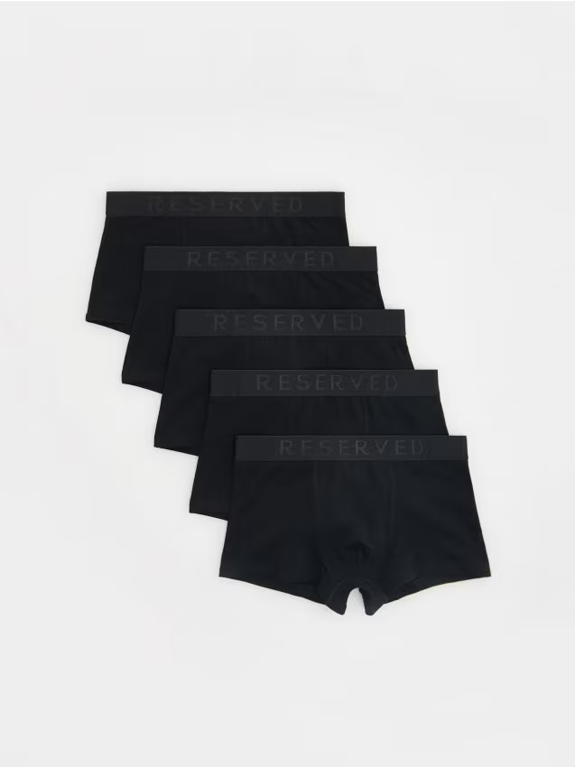Reserved - 5 pack bokserek Classic - czarny