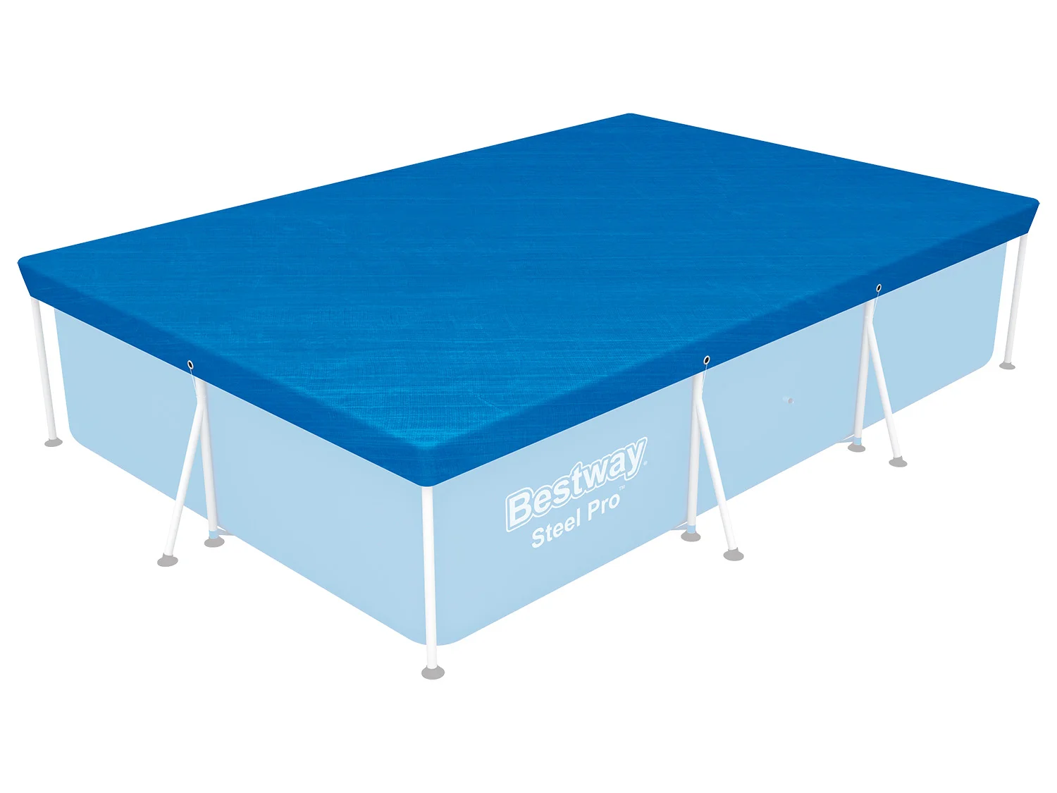 Bestway Plandeka PU 304 x 205 cm, niebieska, prostokątna miniaturka