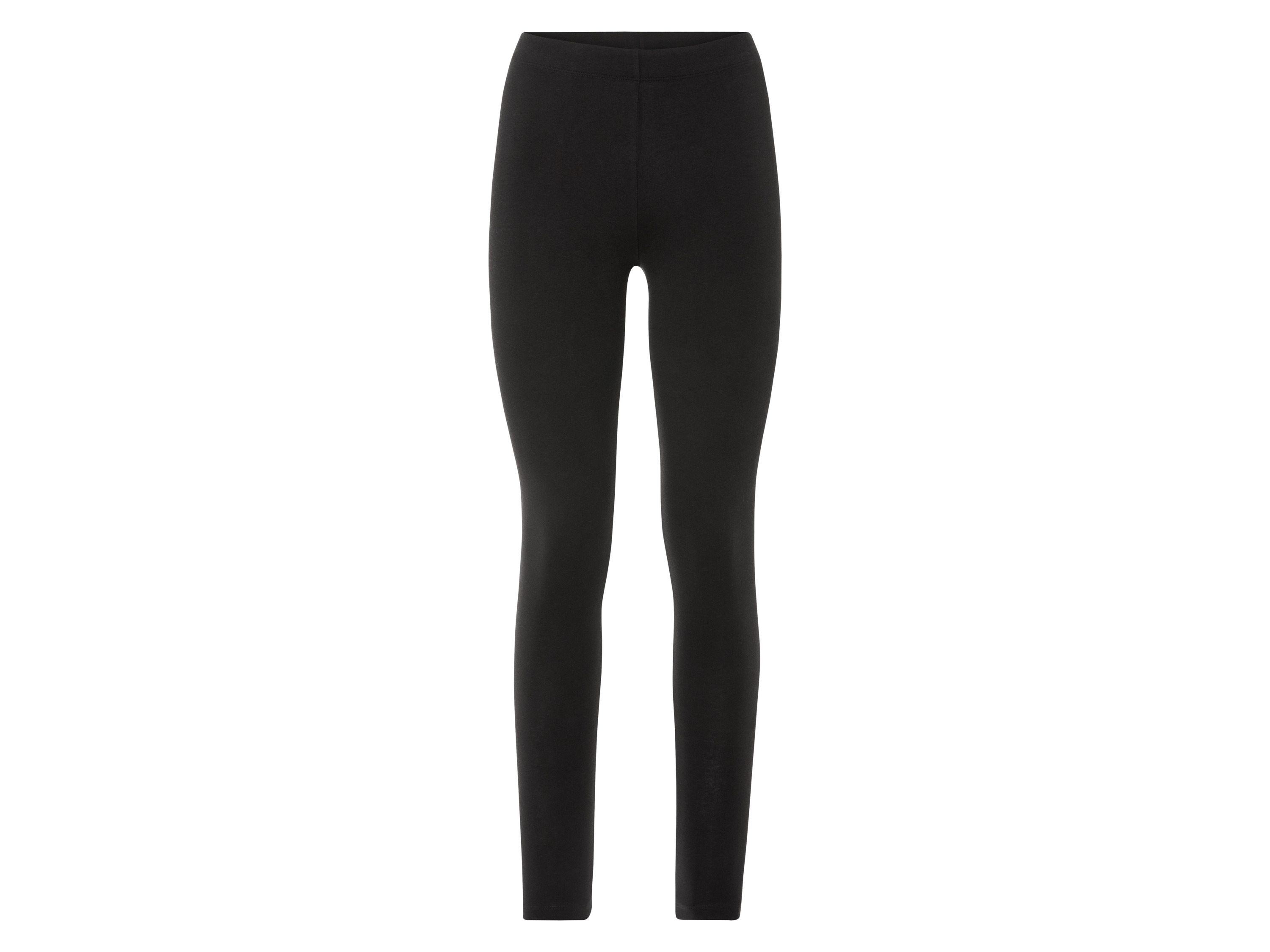 esmara® Legginsy damskie z bawełny organicznej  (XS (32-34), Czarny)