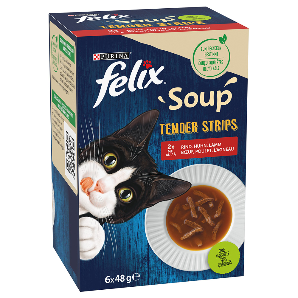 Felix Soup Time Tender Strips - Wiejskie smaki, 6 x 48 g