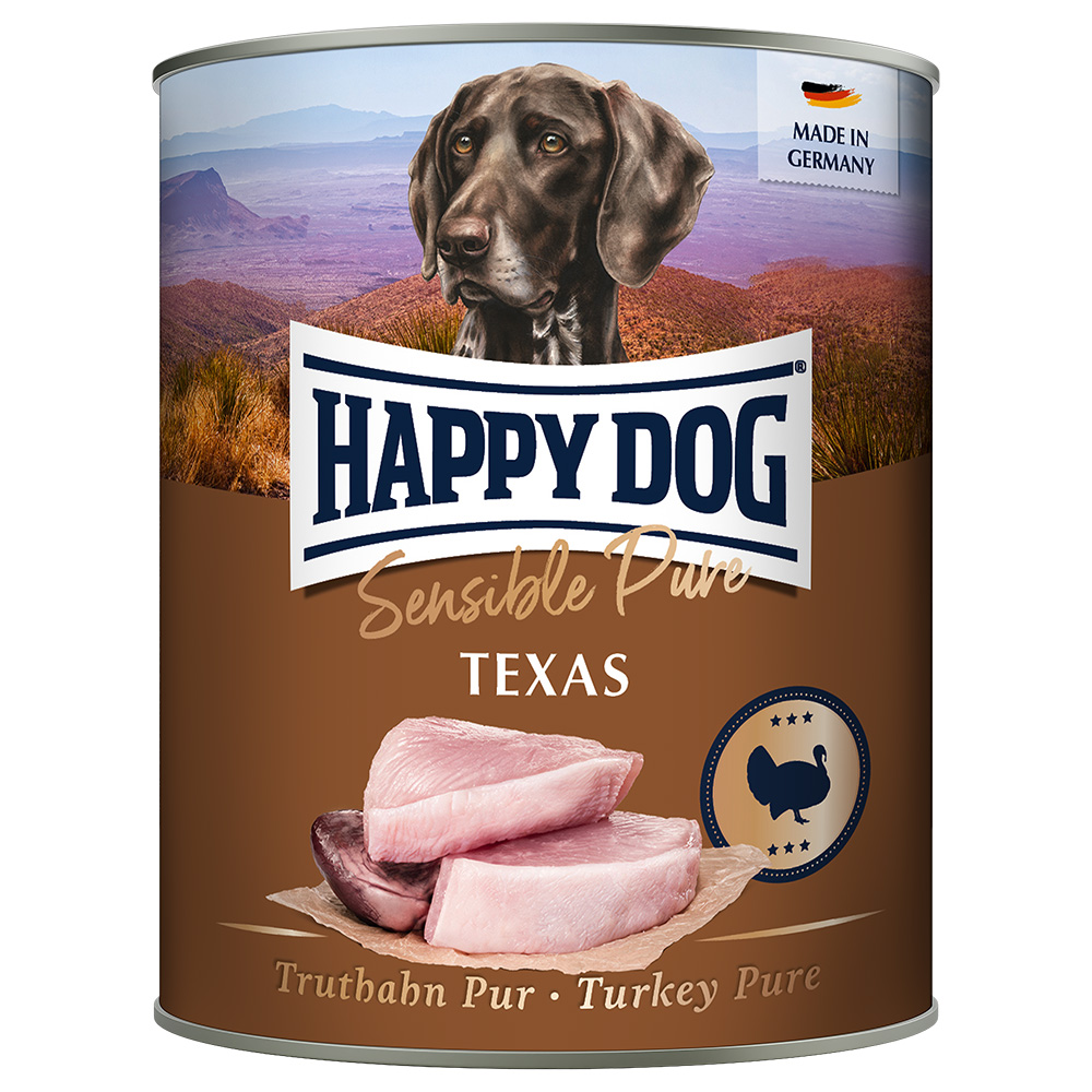 Korzystny pakiet Happy Dog Pure, 12 x 800 g - Indyk