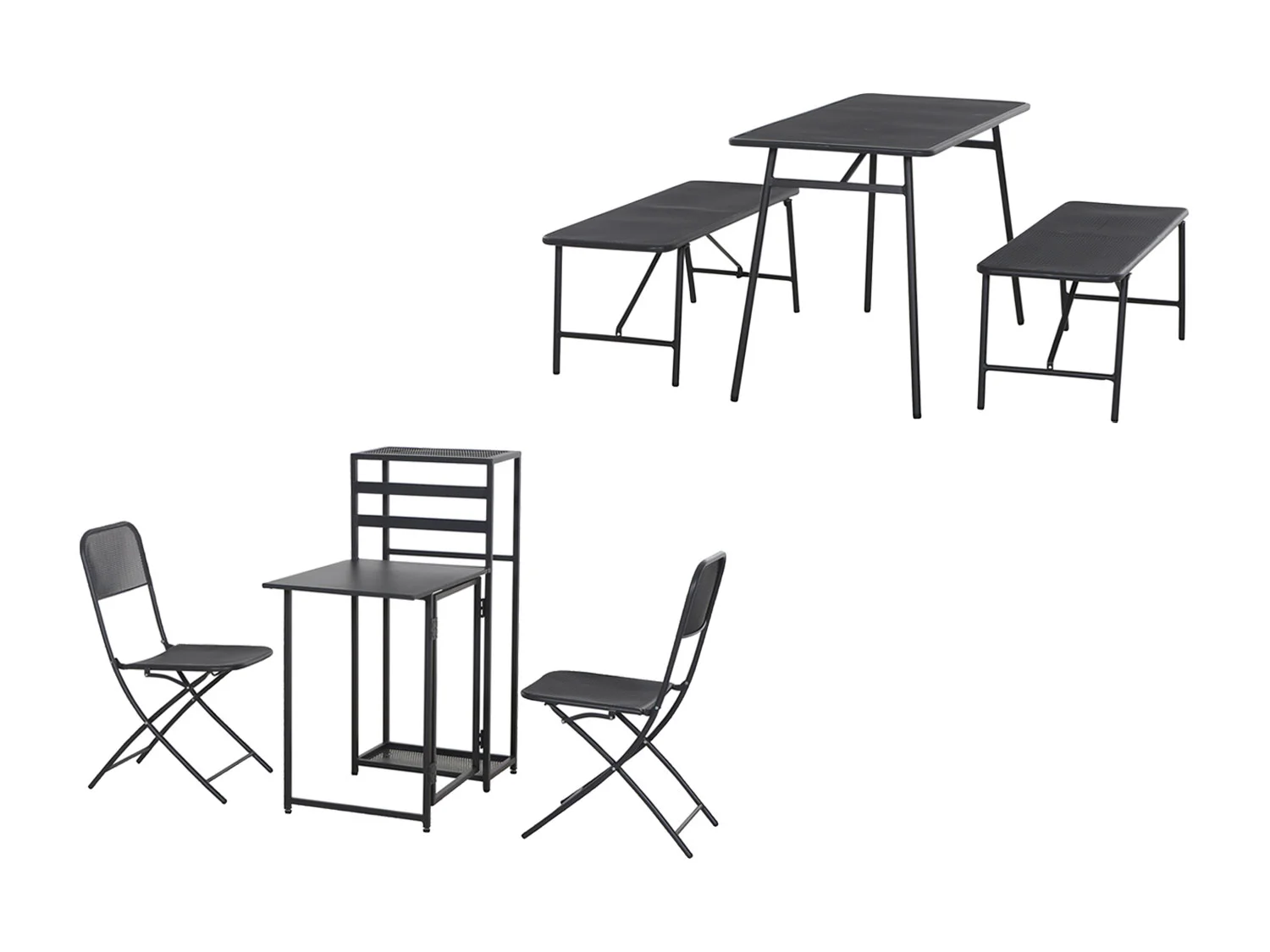SIENA GARDEN Zestaw mebli balkonowych Palma, 3 elementy