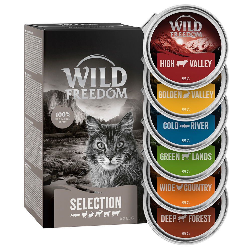Pakiet Wild Freedom Adult, tacki, 24 x 85 g - Pakiet mieszany