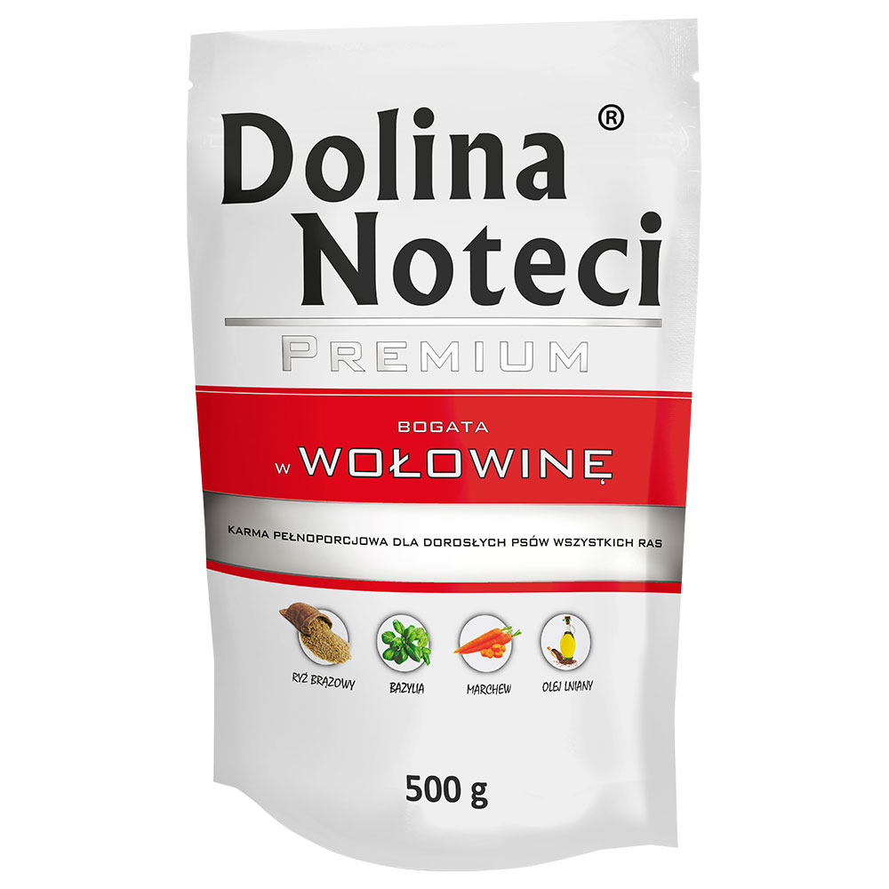 Megapakiet Dolina Noteci Premium w saszetkach, 40 x 500 g - Bogata w wołowinę