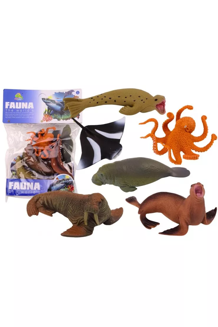 Zestaw figurek Zwierzęta morskie 6 szt