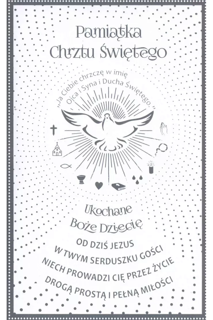 Kartka okolicznościowa Chrzest CH06