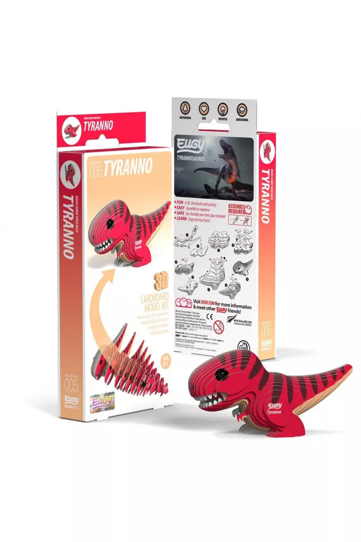 Dinozaur Tyranozaur Eugy. Eko Układanka 3D