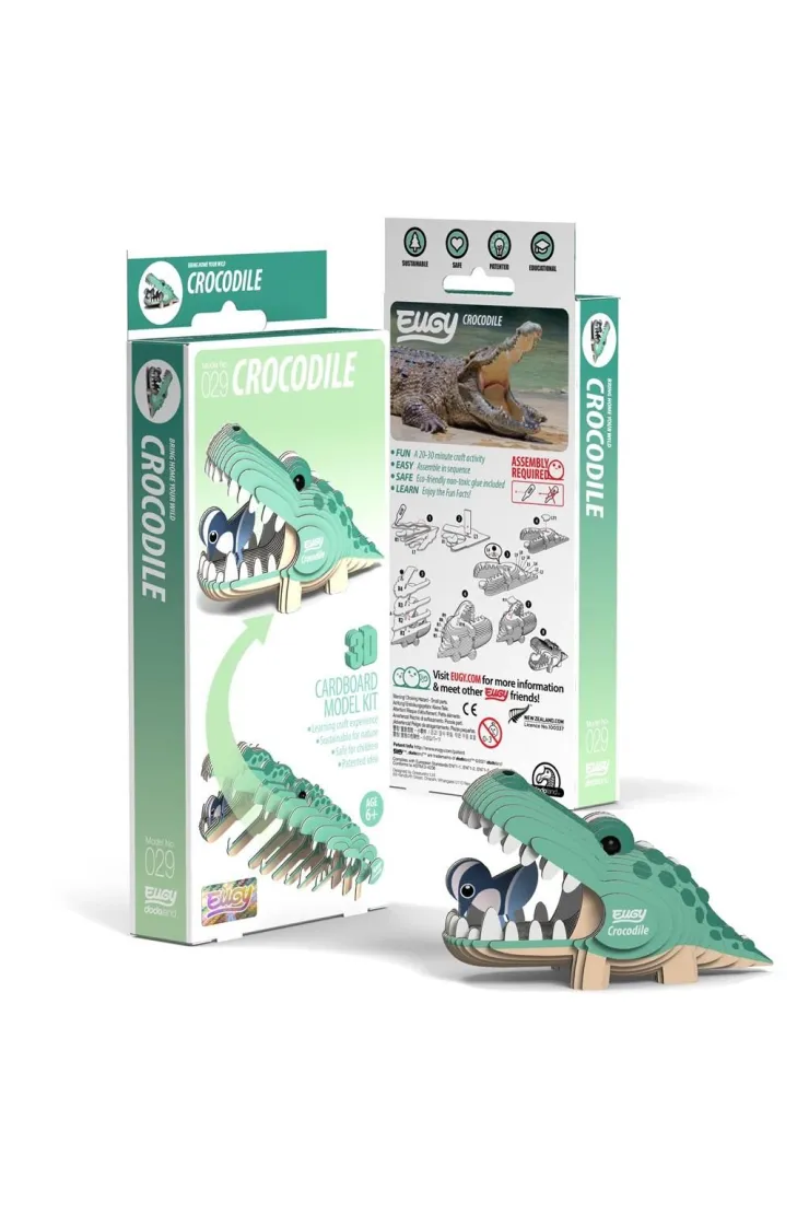 Krokodyl Eko Układanka 3D