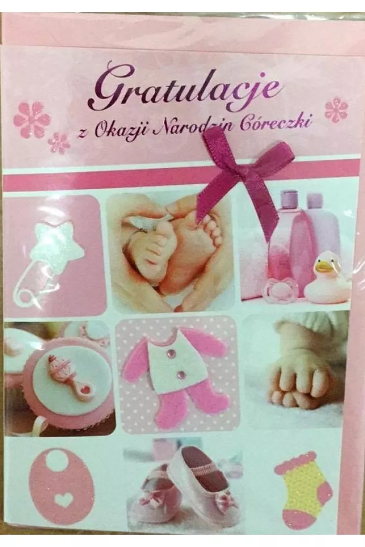 Karnet narodziny B6 Premium 6 + koperta
