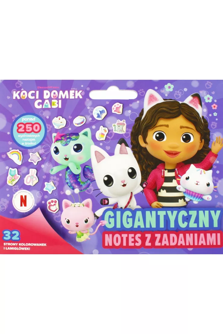 Gigantyczny notes z zadaniami. Koci Domek Gabi