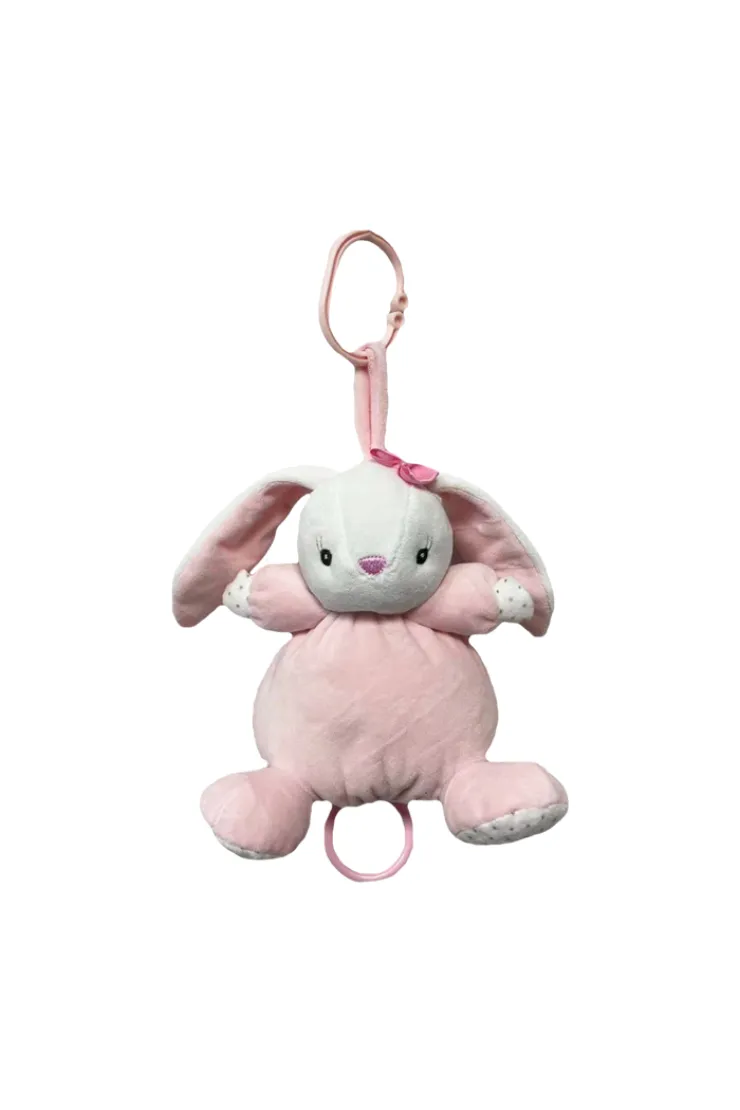 Pozytywka króliczek z kokardką 18cm