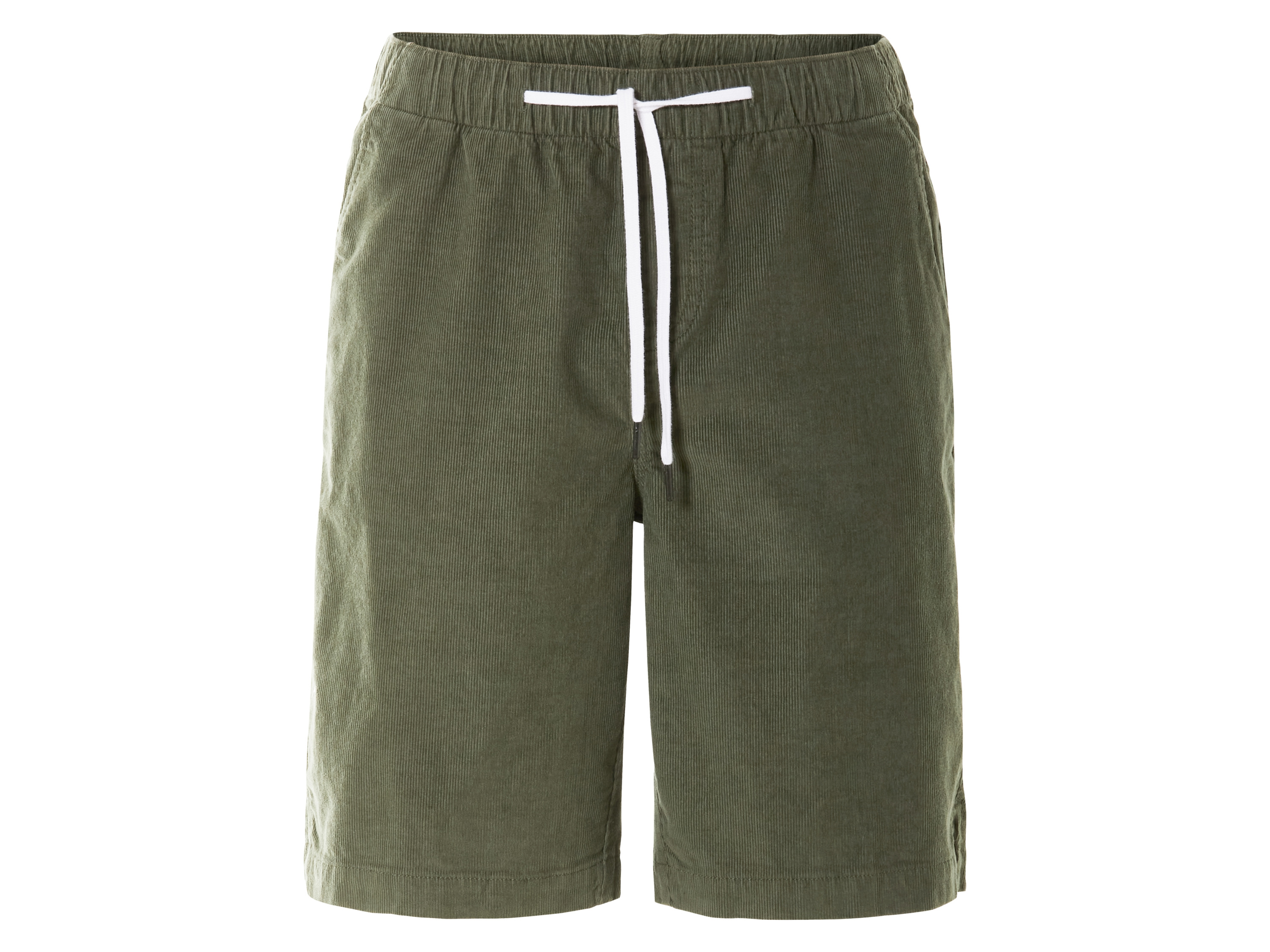 LIVERGY® Szorty sztruksowe męskie (Zielony, XL (56/58))