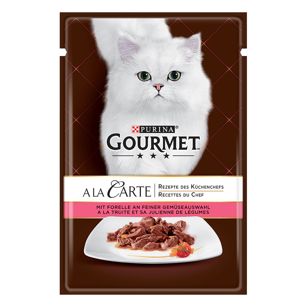 Megapack Gourmet A la Carte, 26 x 85 g - Pstrąg z warzywami