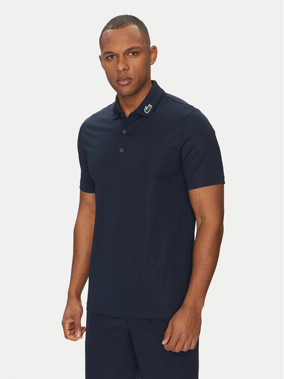 Lacoste Polo DH2341 Granatowy Regular Fit miniaturka