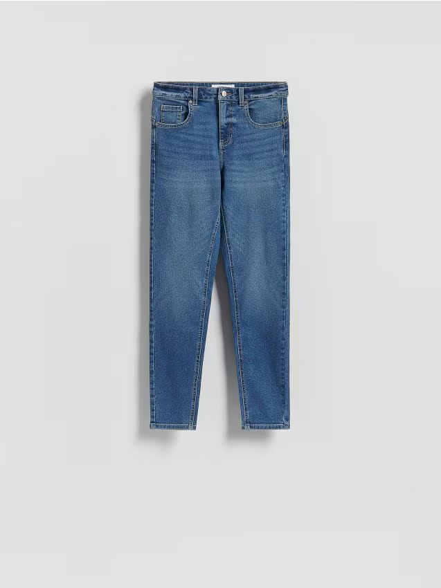 Reserved - Jeansy slim fit push up - niebieski