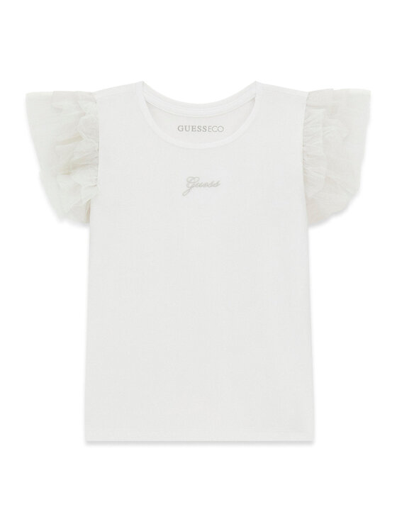 Guess T-Shirt K6GI19 K6YW4 Biały Regular Fit