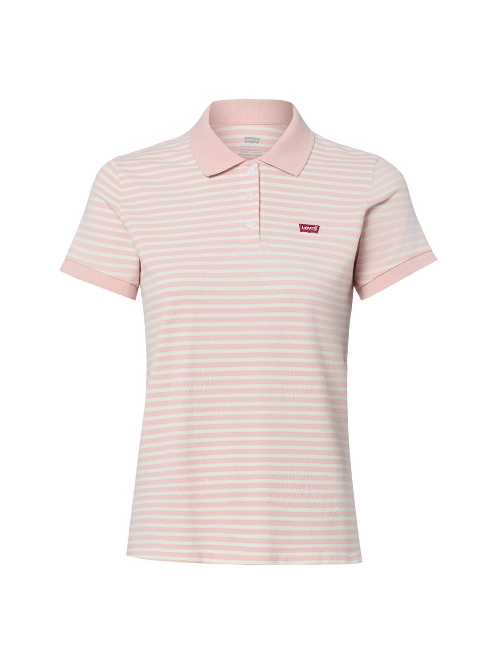 Levi's Damska koszulka polo Kobiety Bawełna różowy, L