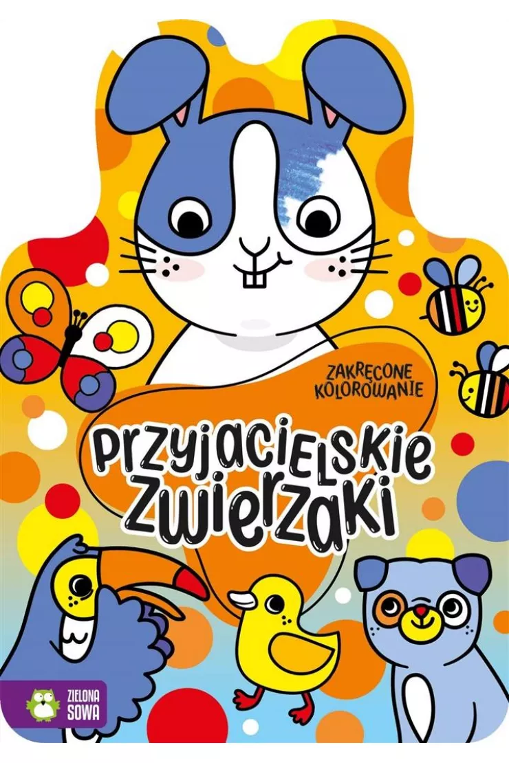 Zakręcone kolorowanie. Przyjacielskie zwierzaki