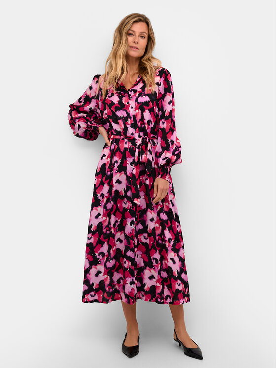 Kaffe Sukienka koszulowa Pollie 10507798 Różowy Regular Fit