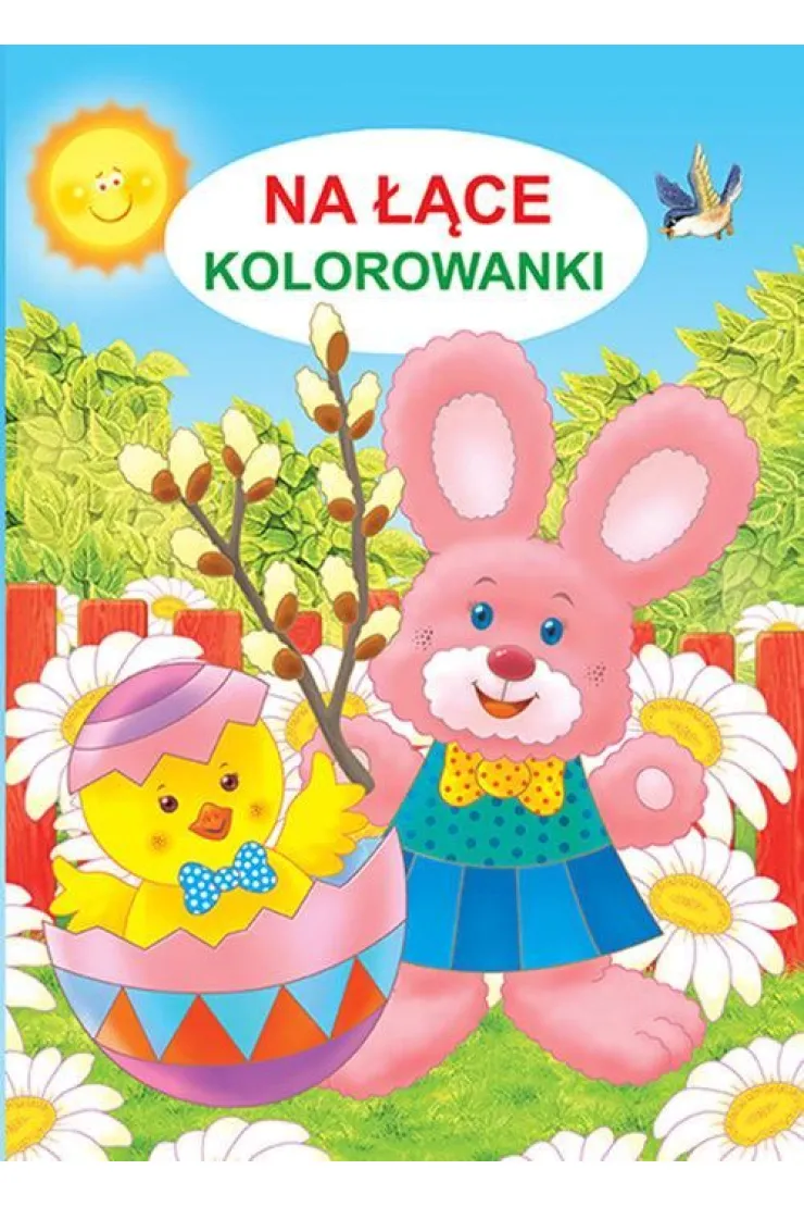 Kolorowanka. Na łące