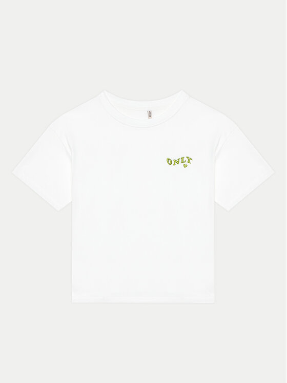 Kids ONLY T-Shirt Maiken 15313877 Biały Regular Fit