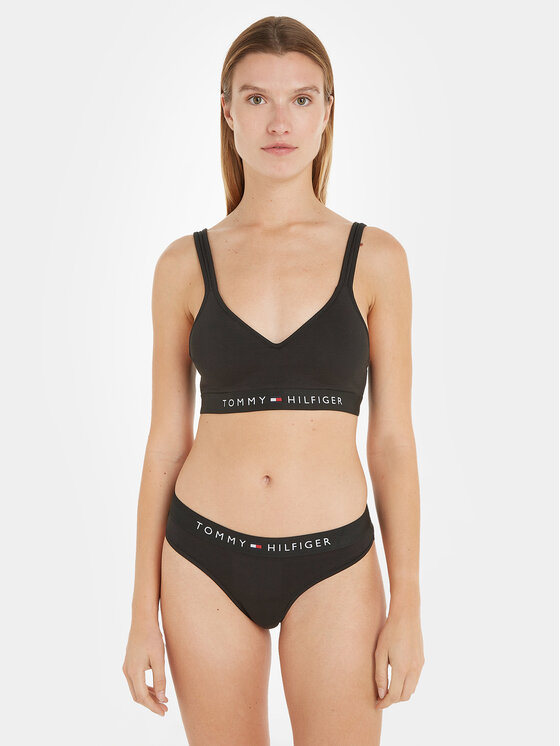 Tommy Hilfiger Stringi UW0UW04146 Czarny