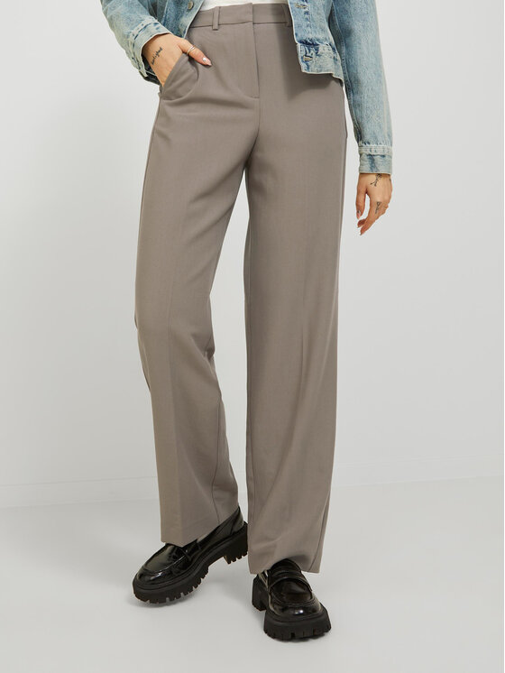 JJXX Spodnie materiałowe 12200674 Beżowy Regular Fit