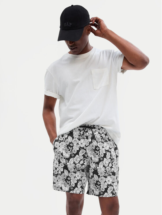 Gap Szorty kąpielowe 507546-02 Czarny Regular Fit