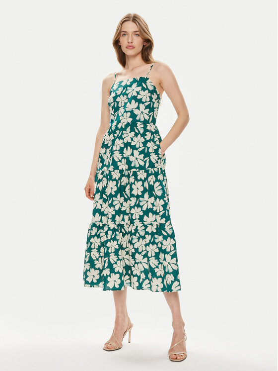 Gap Sukienka letnia 888463-01 Zielony Regular Fit