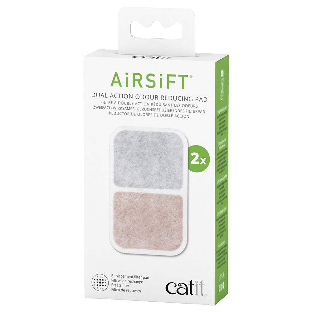 Catit Jumbo kuweta dla kota - Uzupełnienie: 2x wkład filtrujący zapachy Catit Airsift