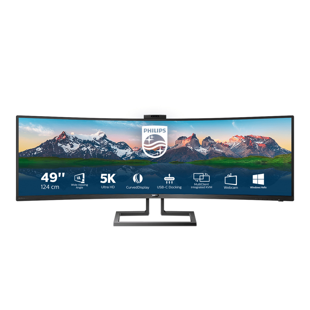 MONITOR PHILIPS LED 49" 499P9H/00