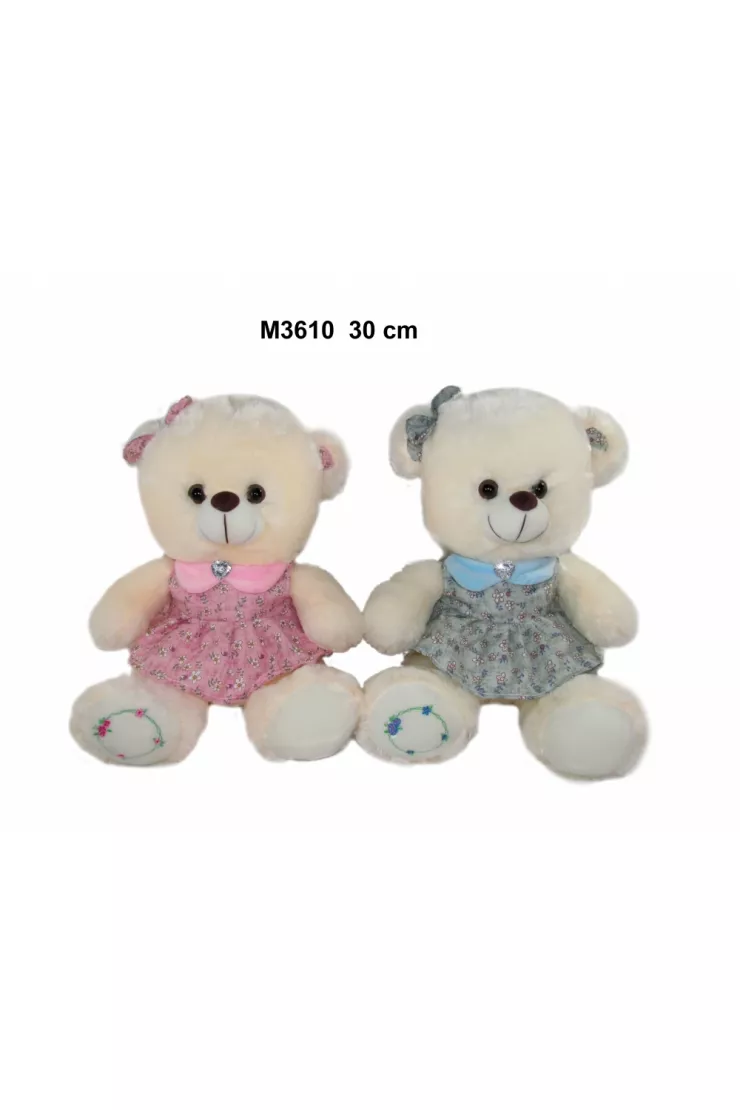 Miś w sukience 29cm MIX