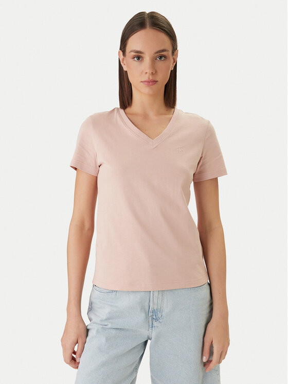 Calvin Klein Jeans T-Shirt Archive LV047B205G Pomarańczowy Regular Fit