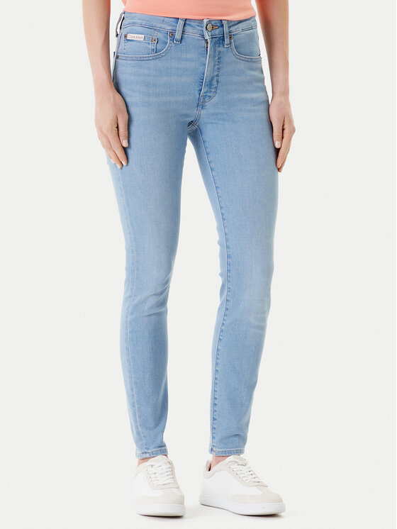 Calvin Klein Jeans Jeansy LV047C776G Niebieski Skinny Fit