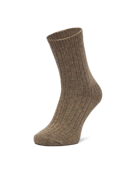 Nine West Skarpety długie CEO_LA_NW_17636_W_AW25 (1-PACK) Brązowy