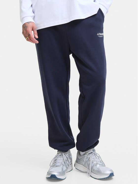 Jack & Jones Spodnie dresowe Kane Soho 12278943 Granatowy Regular Fit