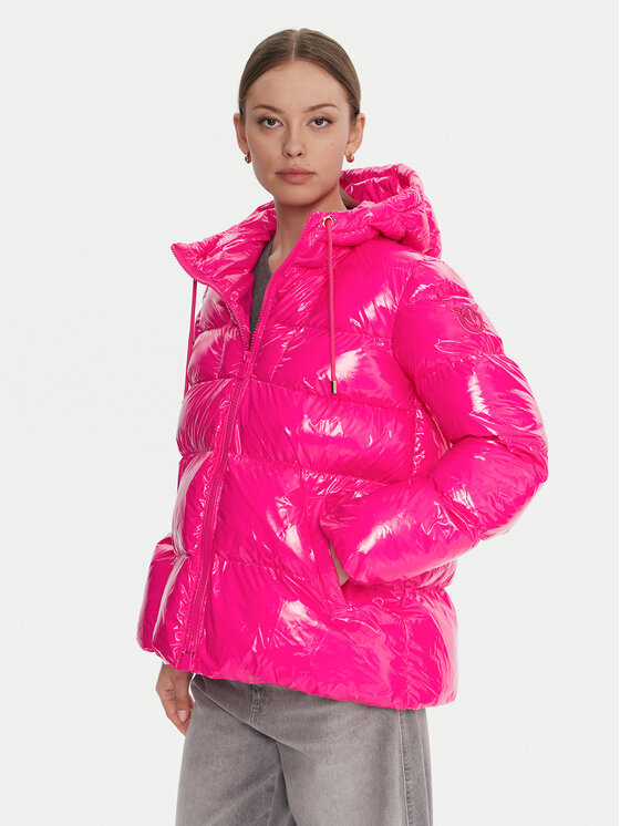 PINKO Kurtka zimowa Eleodoro 101597 A2P7 Różowy Regular Fit
