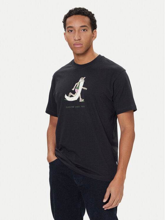 New Balance T-Shirt MT53941 Czarny Regular Fit