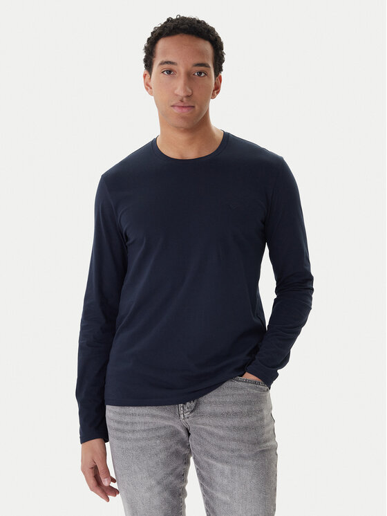 Emporio Armani Underwear Longsleeve EM000382 AF14210 MB433 Granatowy Regular Fit
