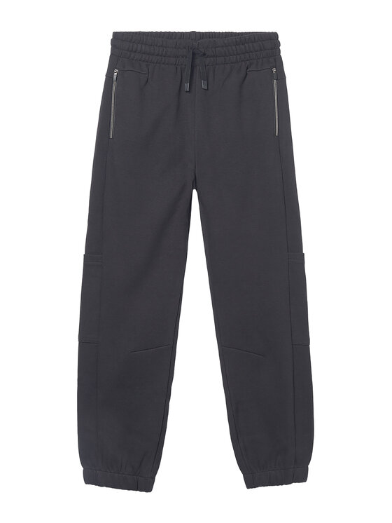 Mayoral Spodnie dresowe 6567 Czarny Regular Fit