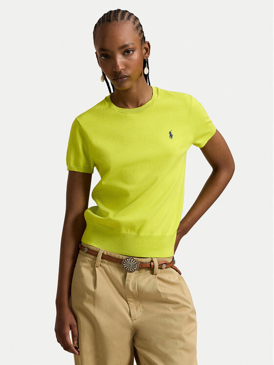 Polo Ralph Lauren T-Shirt 211971872503 Zielony Slim Fit