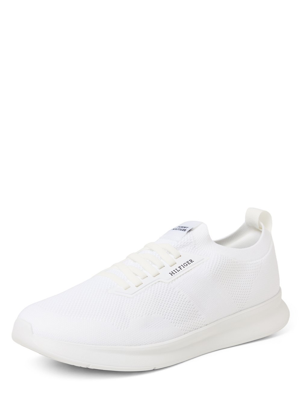 Tommy Hilfiger Męskie sneakersy z dzianiny Mężczyźni Tekstylia biały, 44
