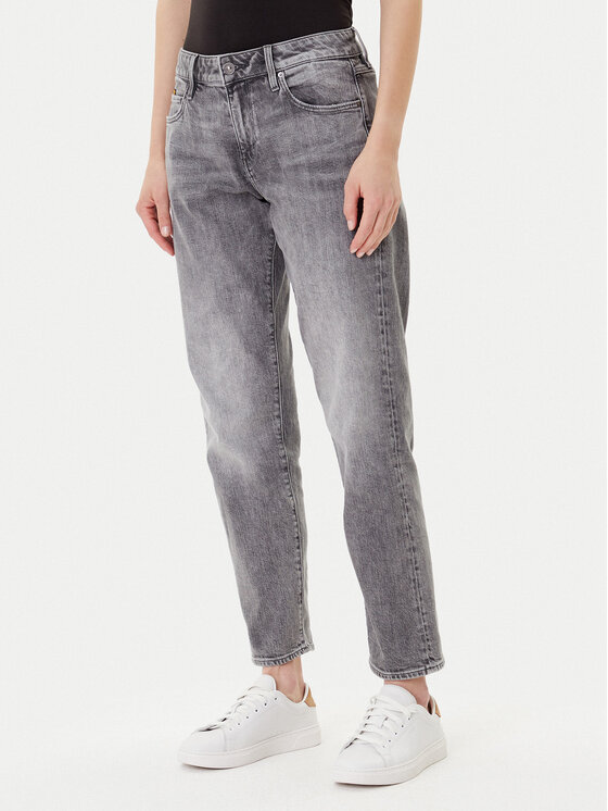 G-Star Raw Jeansy Kate D15264-D931 Szary Boyfriend Fit