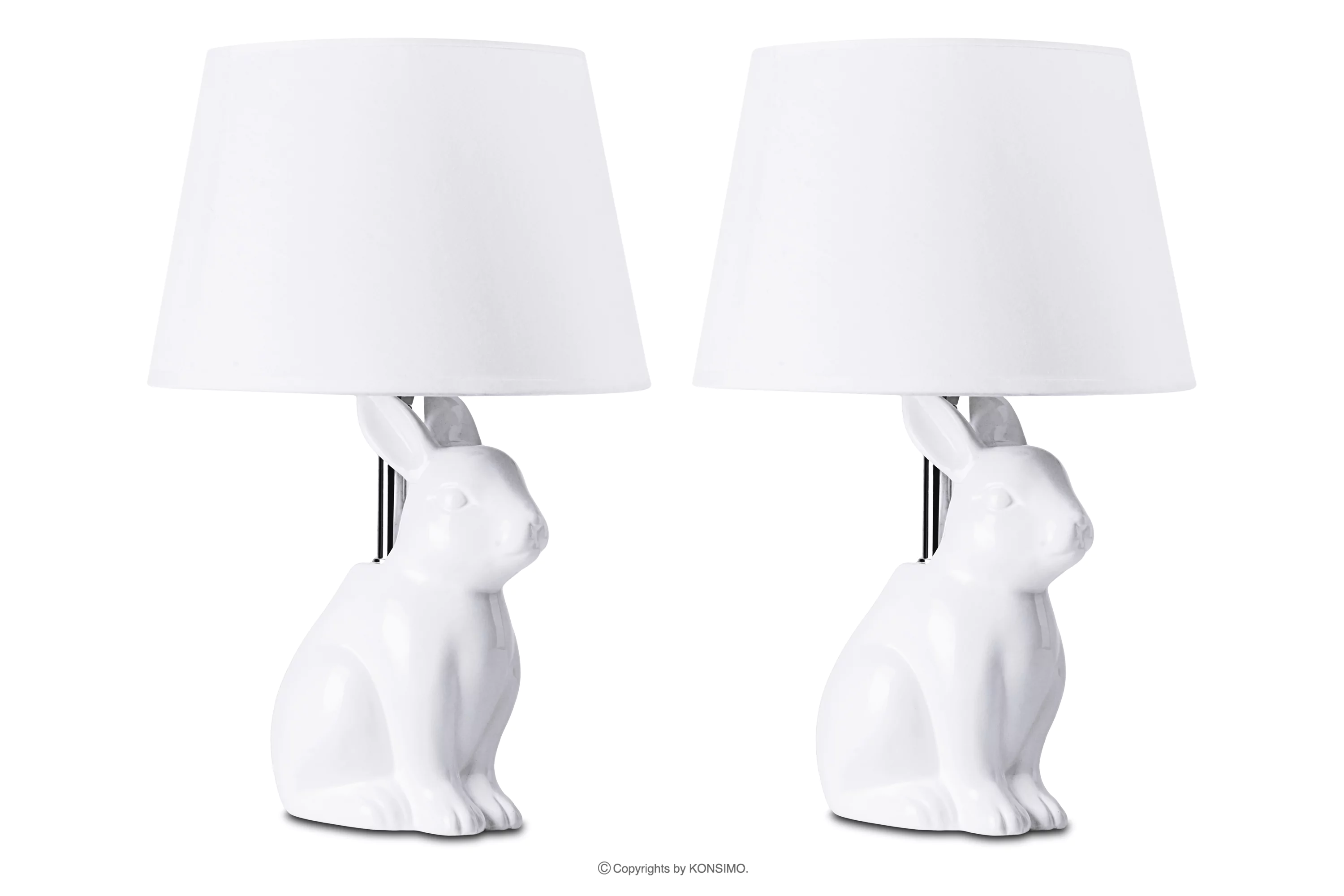 Lampa stołowa królik 2szt LEPUS