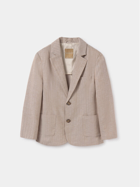 Mayoral Marynarka 6485 Beżowy Regular Fit