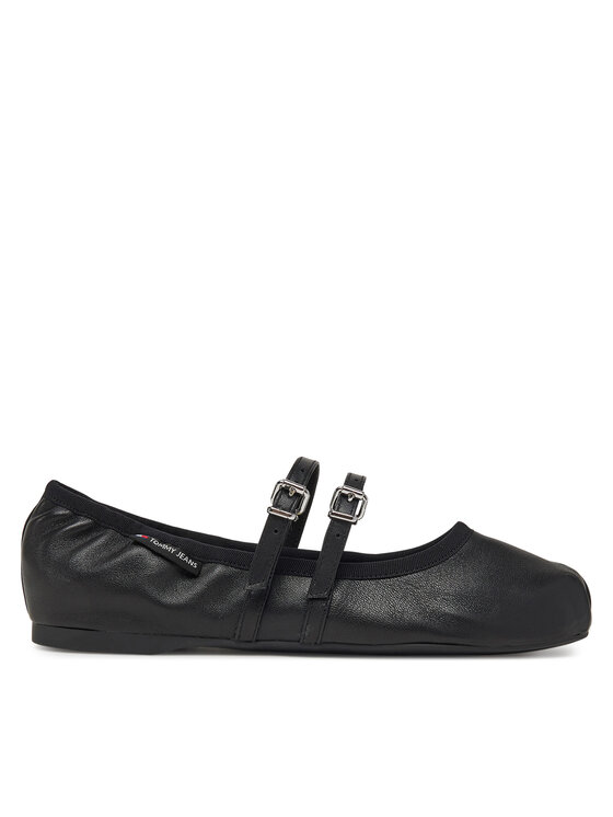 Tommy Jeans Baleriny Ballerina EN0EN02720 Czarny