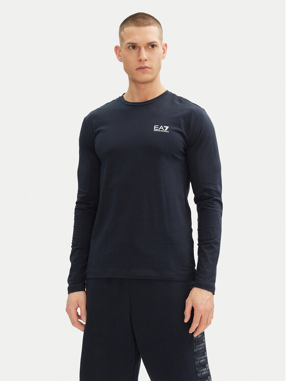 EA7 Emporio Armani Longsleeve 8NPT28 PJVQZ 1562 Granatowy Slim Fit