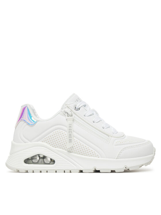 Skechers Sneakersy Uno Gen1-Zip And Stride 310554L/WHT Biały